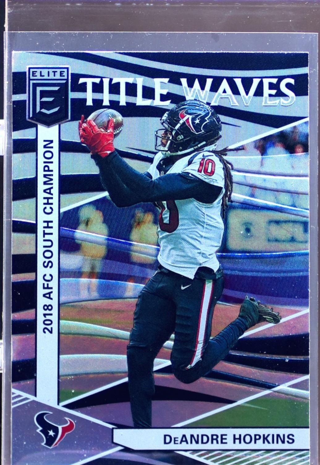 2019 Donruss Elite DeAndre Hopkins #TW-7 Texans Title Waves