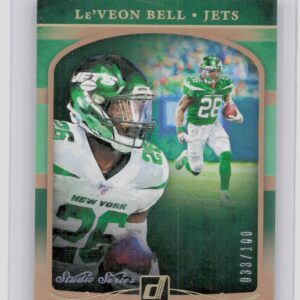 2019 Donruss Le'Veon Bell Gridiron Kings Studio Series /100 #GK-6 Jets