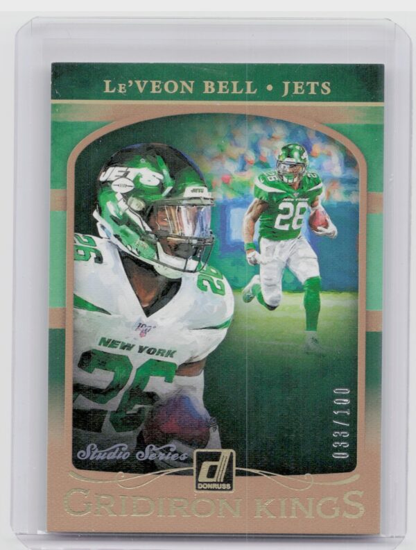 2019 Donruss Le'Veon Bell Gridiron Kings Studio Series /100 #GK-6 Jets
