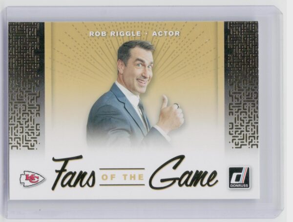 2019 Donruss Rob Riggle Fans of the Game #FTG-2 Chiefs