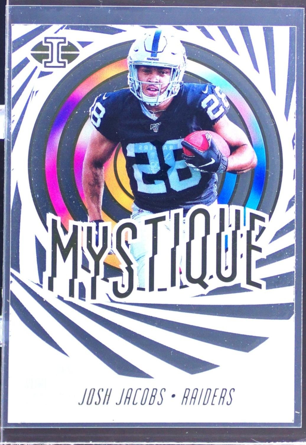 2019 Illusions Josh Jacobs #MYS-JOJ Raiders Mystique