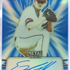 2019 Leaf Metal Draft Ethan Small Blue Auto /30 #BA-ES1