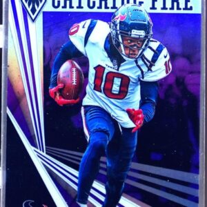 2019 Panini Phoenix DeAndre Hopkins /149 #17 Texans Catching Fire Purple