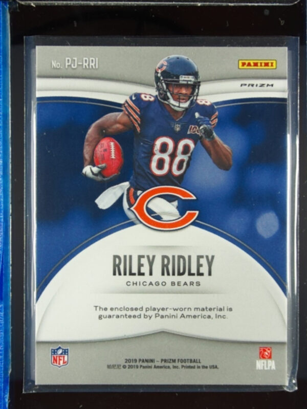 2019 Panini Prizm Riley Ridley MEM #PJ-RRI Bears Premier Jerseys - Image 3