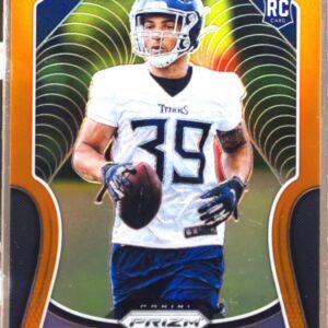 2019 Prizm Alex Barnes RC Orange /249 #377 Titans