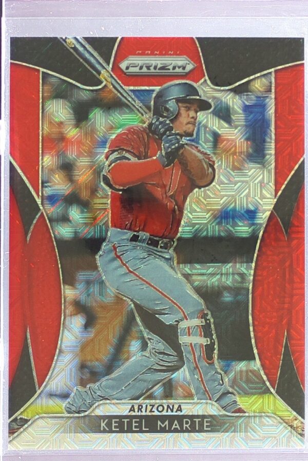 2019 Prizm Ketel Marte Red Mojo /299 #207 Diamondbacks
