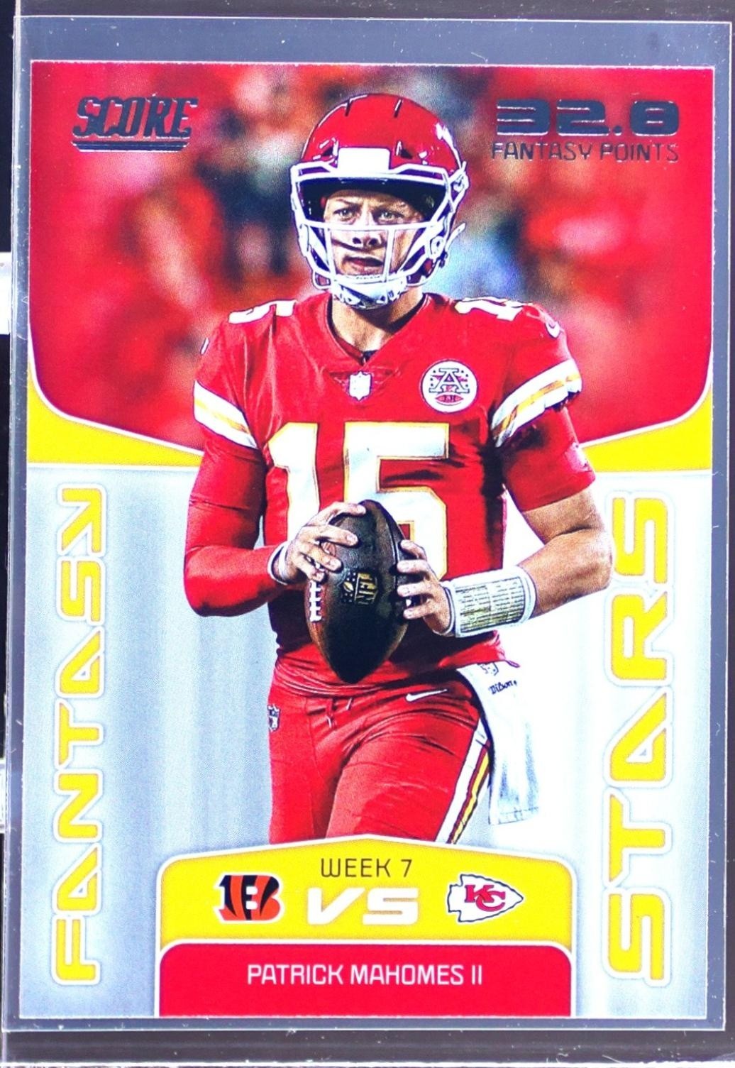 2019 Score Patrick Mahomes II #FS-1 Chiefs Fantasy Stars