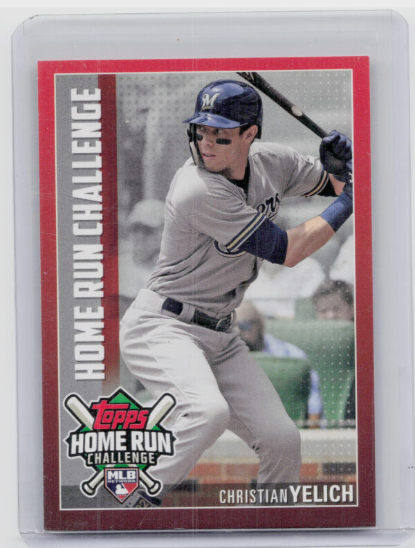2019 Topps Christian Yelich #HRC-34 Brewers Home Run Challenge Codes