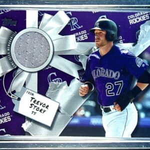 2019 Topps Holiday Trevor Story JSY #WHR-TS Rockies Relics