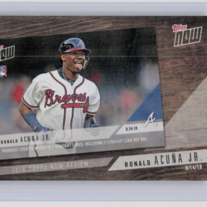 2019 Topps Ronald Acuna Jr. #TN-10 Braves 2018 Topps Now Review
