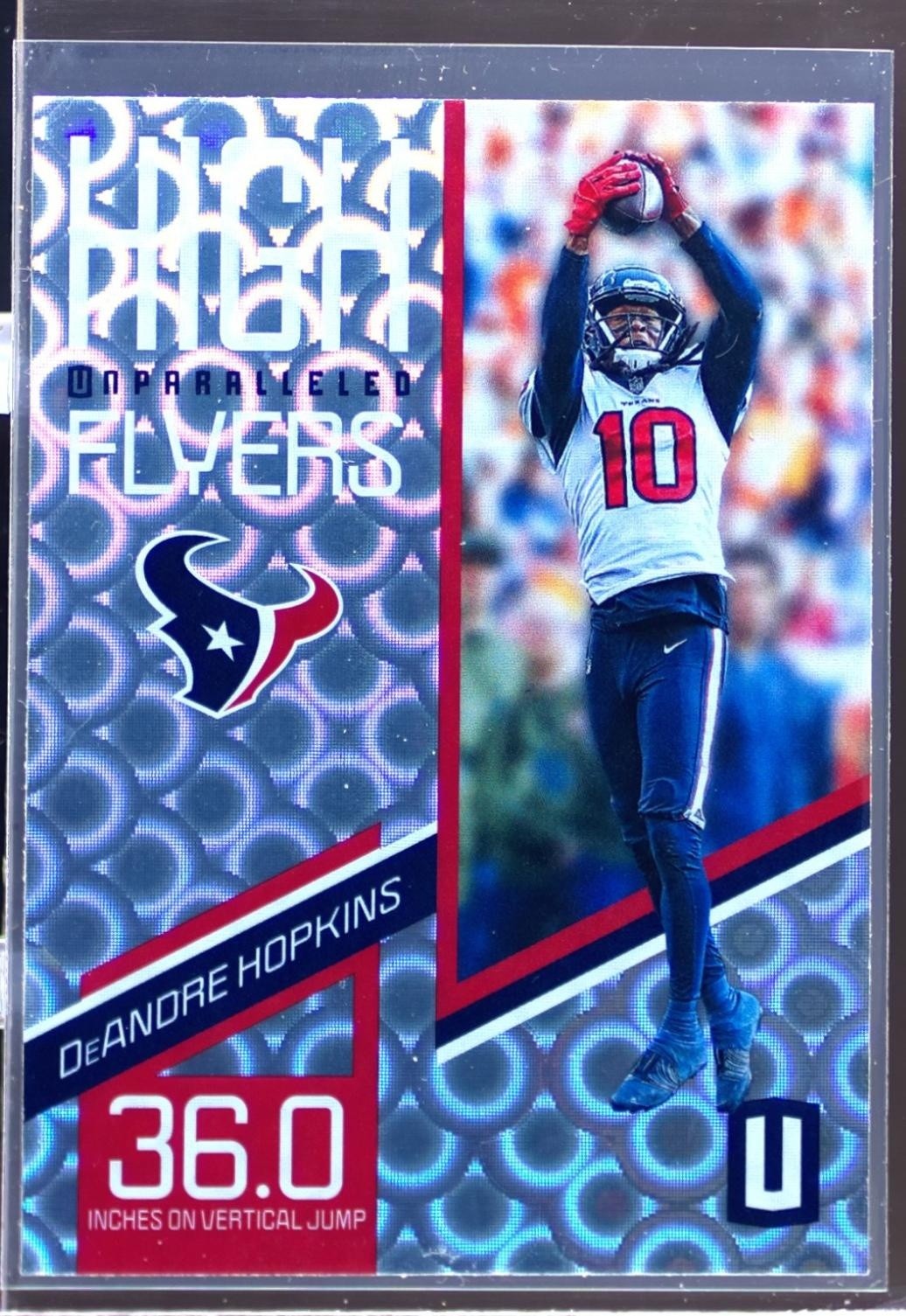 2019 Unparalleled DeAndre Hopkins #HF-DH Texans High Flyers Groove
