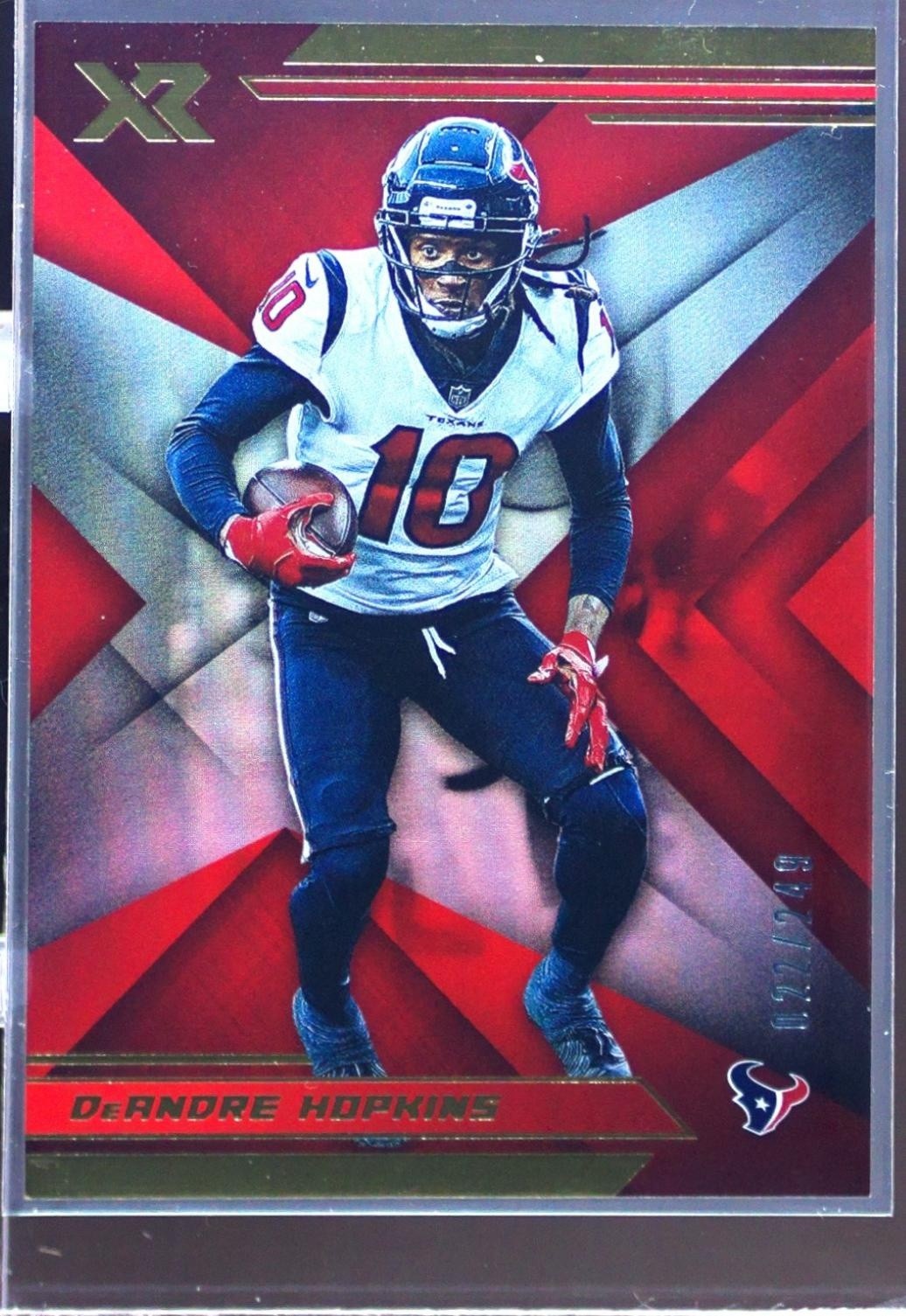 2019 XR DeAndre Hopkins Red /249 #81 Texans