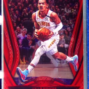 2020-21 Certified Trae Young Mirror Red #16 Hawks