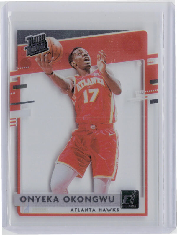 2020-21 Clearly Donruss Onyeka Okongwu RC #78 Hawks