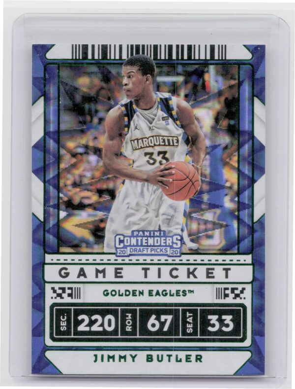 2020-21 Contenders Draft Picks Jimmy Butler Game Ticket Explosion #32 Eagles