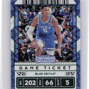 2020-21 Contenders Draft Picks RJ Barrett Game Ticket Explosion VAR #12 Devils