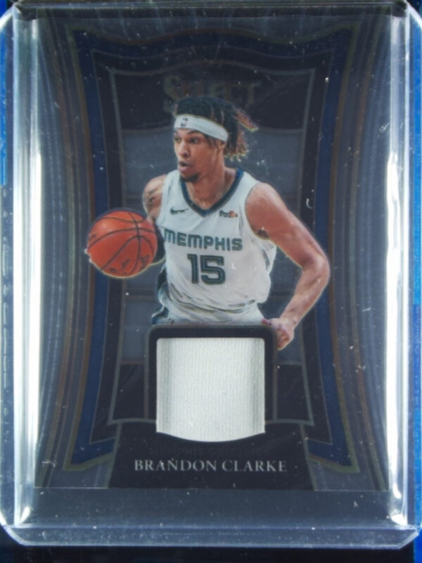 2020-21 Panini Select Brandon Clarke MEM #SS-BCL Grizzlies Selective Swatches