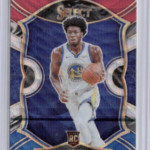 2020-21 Panini Select James Wiseman Tri Color Prizms #62 Warriors
