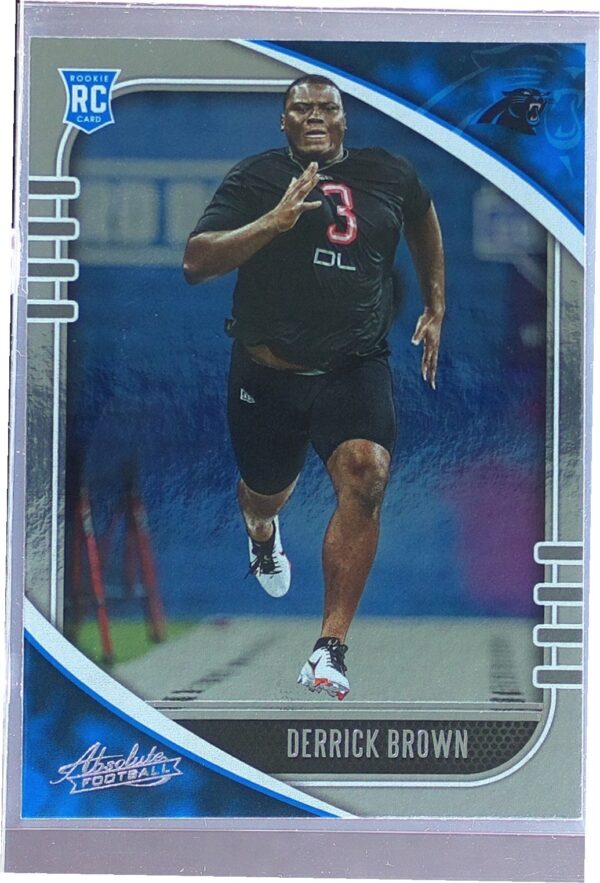 2020 Absolute Derrick Brown Retail RC #130 Panthers