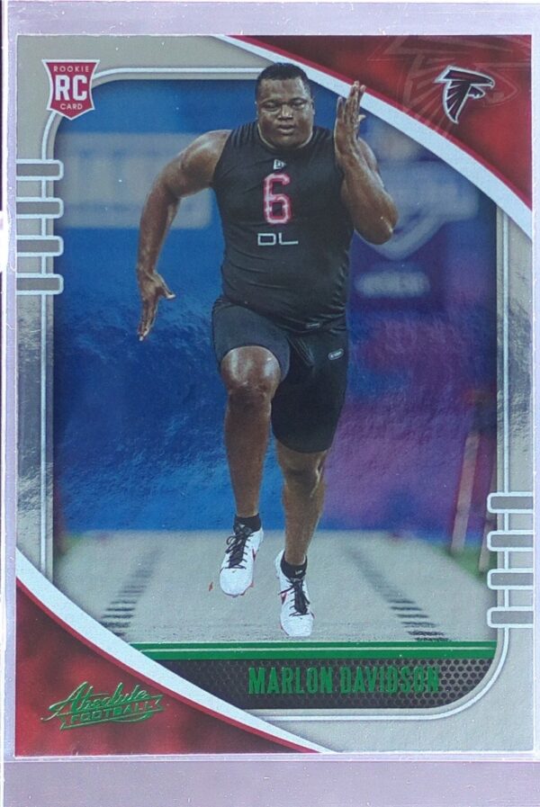 2020 Absolute Marlon Davidson Green RC #180 Falcons