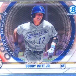 2020 Bowman Bobby Witt Jr. #BTP-25 Royals Chrome Bowman Scouts Top 100