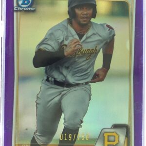 2020 Bowman Cal Mitchell /250 #BCP-43 Pirates Chrome Prospects Purple Refractor