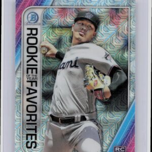 2020 Bowman Jordan Yamamoto #ROYF-JY Marlins Chrome ROYF Mojo Refractor