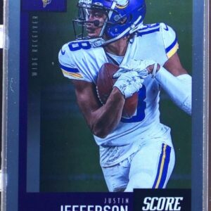 2020 Chronicles Justin Jefferson RC #449 Vikings 2020 Score Update Rookies