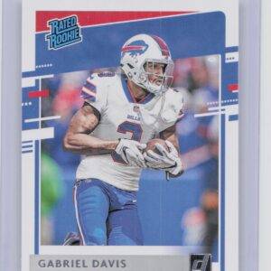 2020 Donruss Gabriel Davis #337 Bills Rated Rookies Canvas