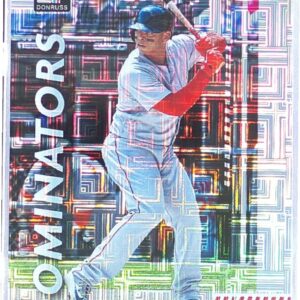2020 Donruss Rafael Devers #D-5 Sox Dominators Vector