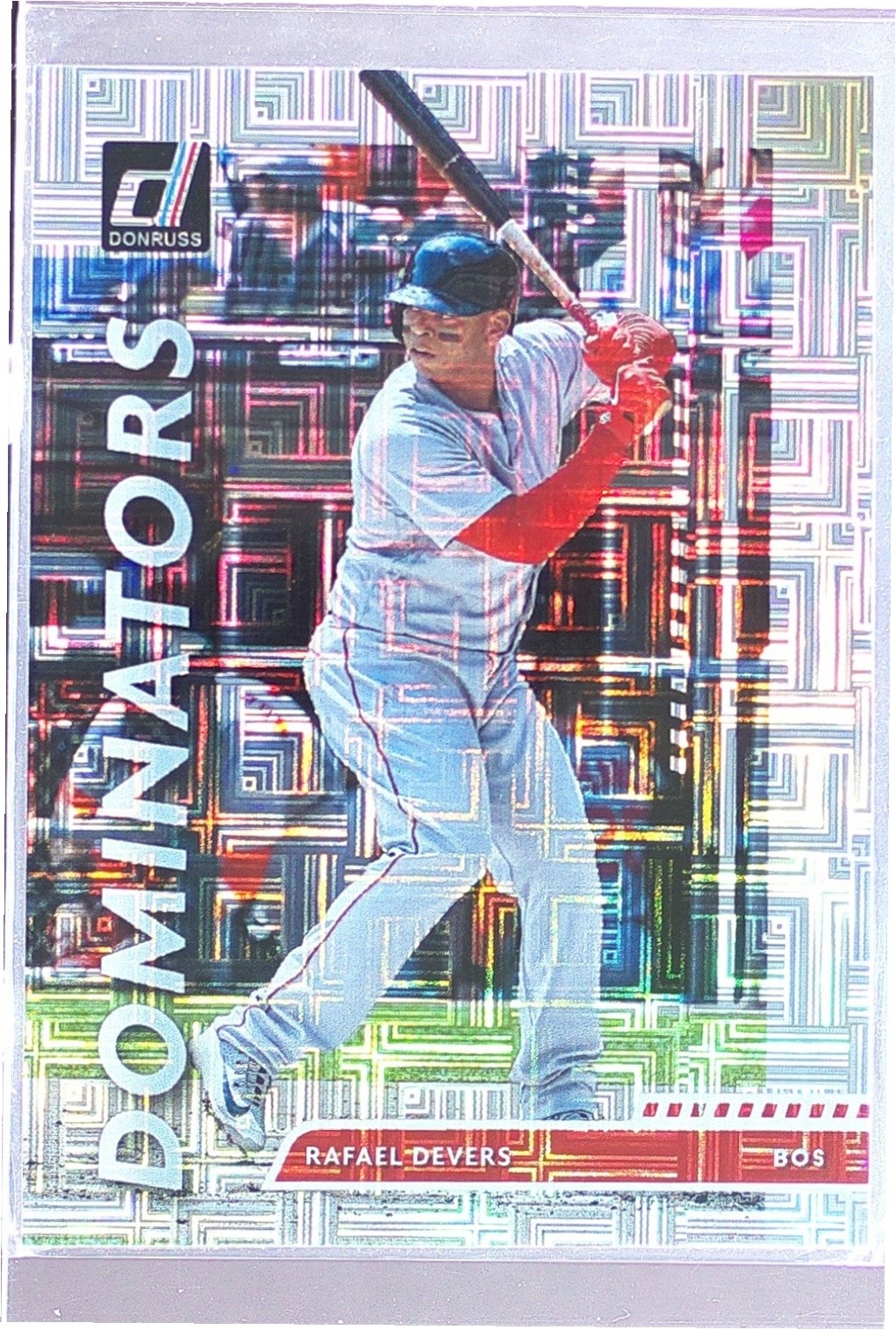 2020 Donruss Rafael Devers #D-5 Sox Dominators Vector