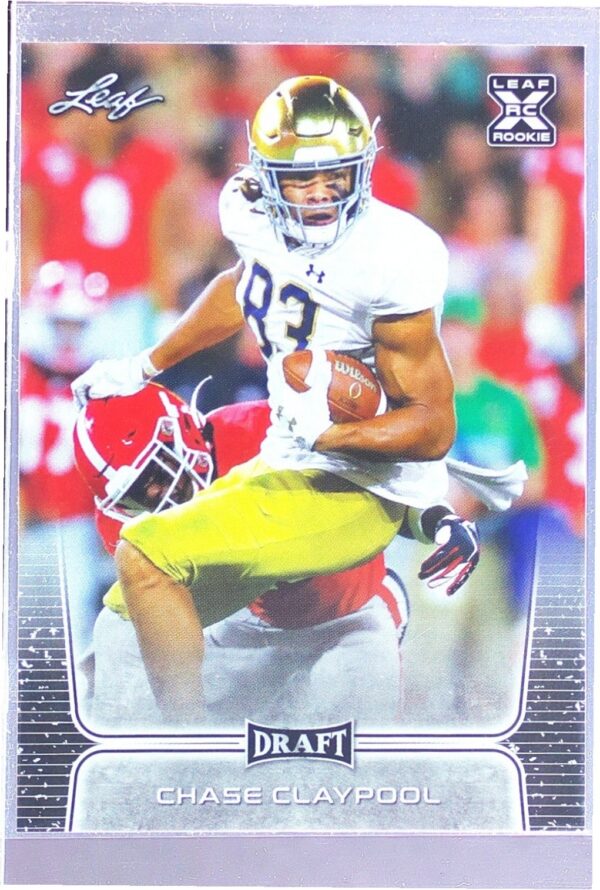 2020 Leaf Draft Chase Claypool RC #23 Irish
