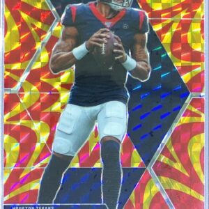 2020 Mosaic Deshaun Watson Prizm Reactive Gold #85 Texans