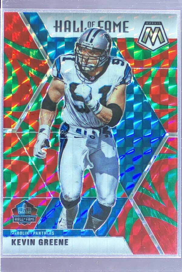 2020 Mosaic Kevin Greene Prizm Reactive Green #284 Panthers
