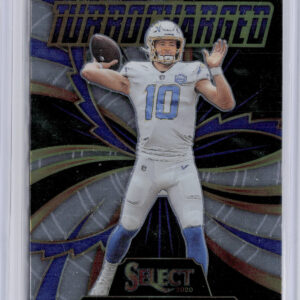 2020 Panini Select Justin Herbert #T24 Chargers Turbocharged