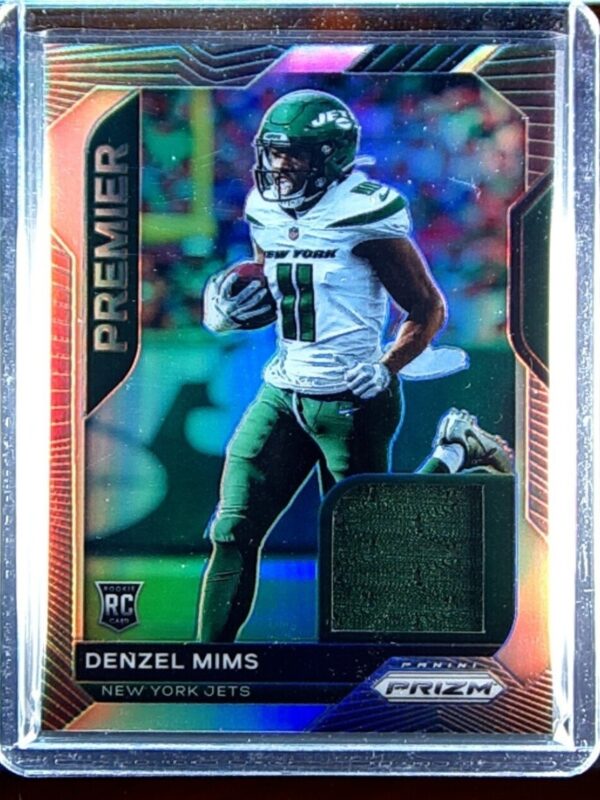 2020 Prizm Denzel Mims JSY #20 Jets Premier Jerseys