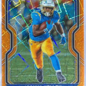 2020 Prizm Joshua Kelley Prizm Orange Lazer RC #326 Chargers