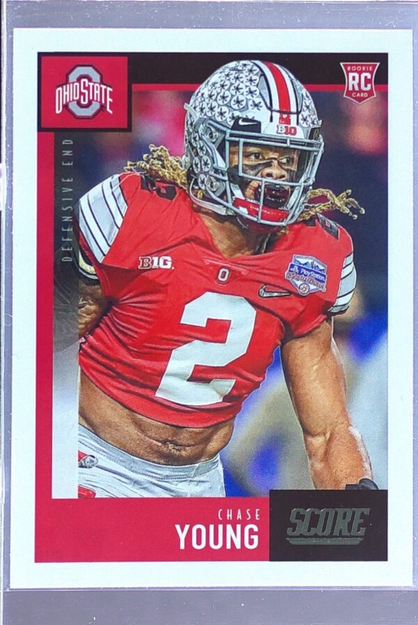 2020 Score Chase Young RC #338 Buckeyes