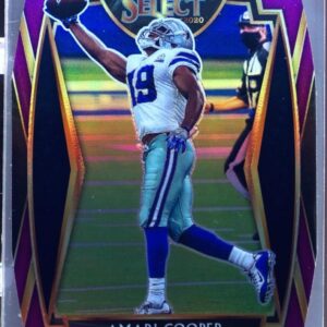 2020 Select Amari Cooper Purple Prizm Die Cut #143 Cowboys