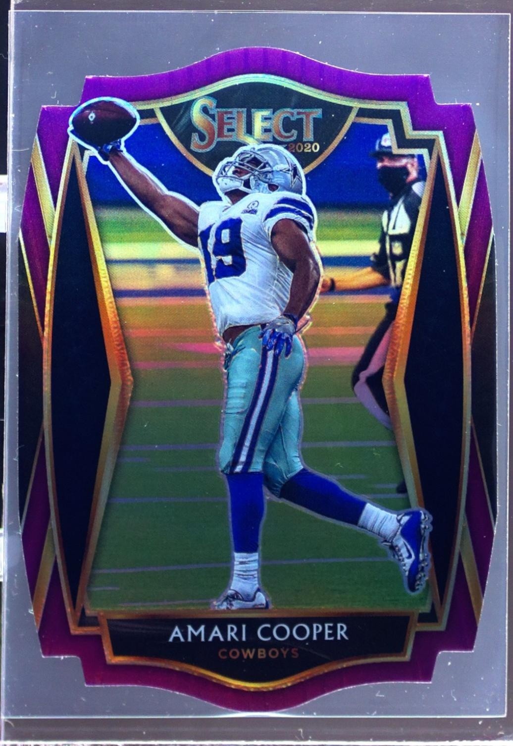 2020 Select Amari Cooper Purple Prizm Die Cut #143 Cowboys