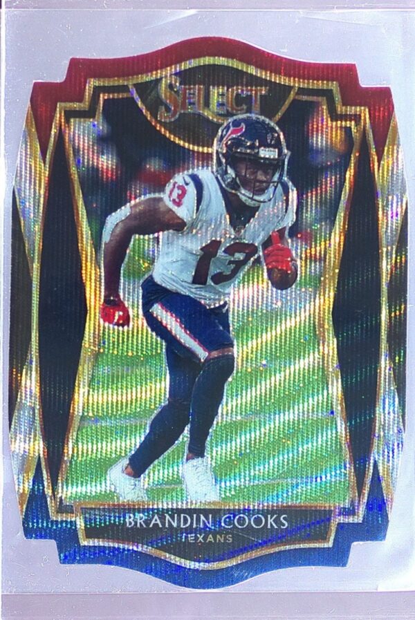 2020 Select Brandin Cooks Tri Color Prizm Die Cut #140 Texans