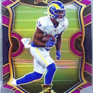 2020 Select Cam Akers Purple Prizm Die Cut RC #55 Rams