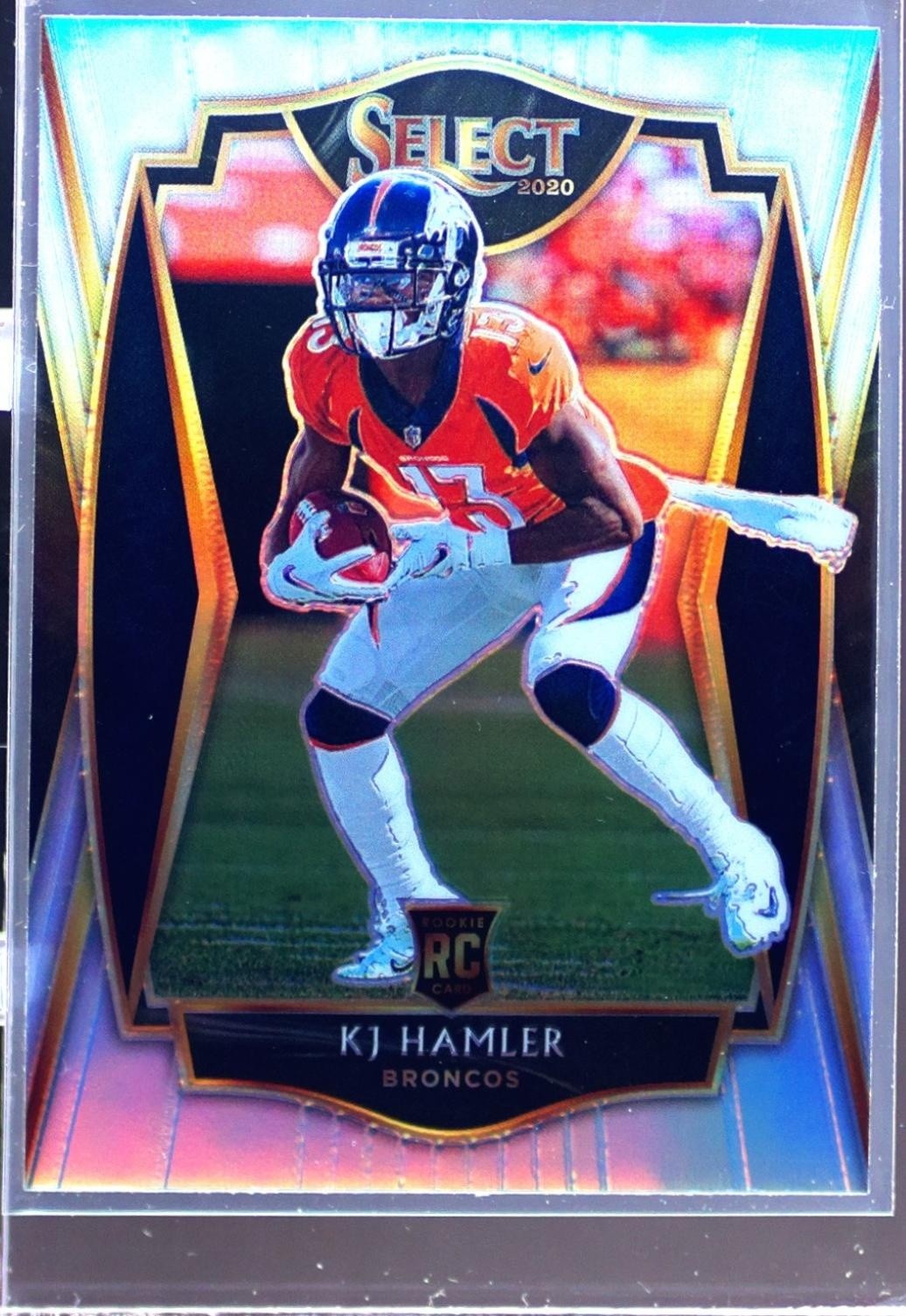 2020 Select KJ Hamler Silver Prizm RC #167 Broncos