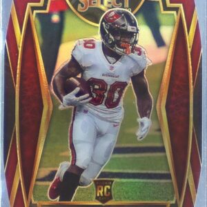 2020 Select Ke'Shawn Vaughn Red Prizm Die Cut RC #173 Buccaneers