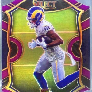 2020 Select Van Jefferson Purple Prizm Die Cut RC #71 Rams
