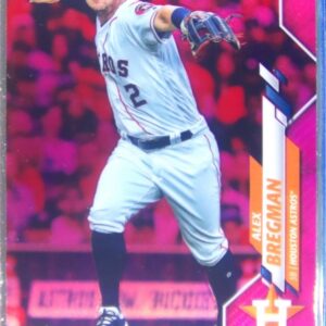 2020 Topps Chrome Alex Bregman Pink Refractor #102 Astros