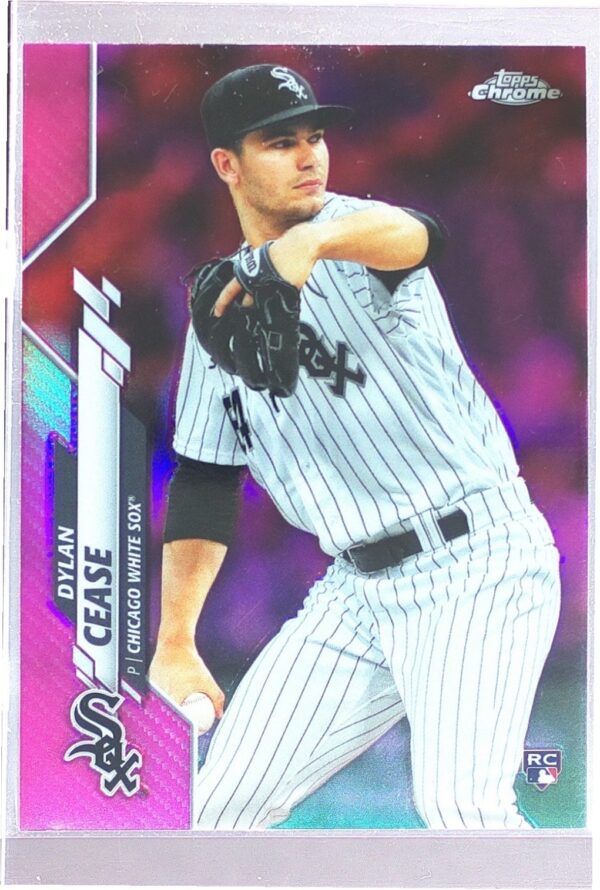 2020 Topps Chrome Dylan Cease Pink Refractor RC #43 Sox