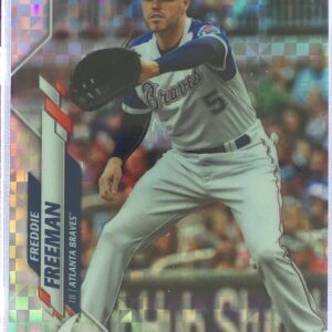 2020 Topps Chrome Freddie Freeman X Fractors #131 Braves