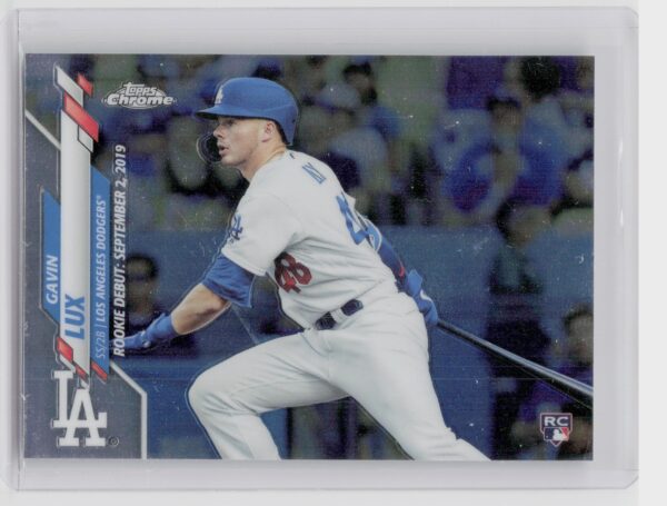 2020 Topps Chrome Update Gavin Lux #U-54 Dodgers
