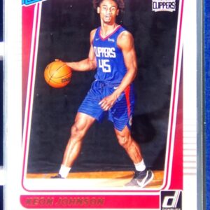 2021-22 Donruss Keon Johnson RC #242 Clippers